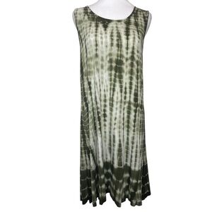 Tie Dye Sleeveless Summer Dress Size Medium